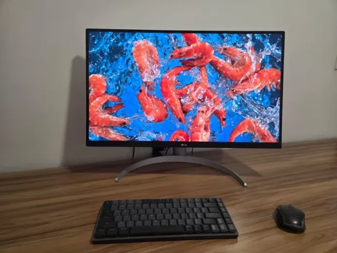 Monitor 4K IPS de 27" LG (Modelo 27UP650-W) - Perfeito Estado