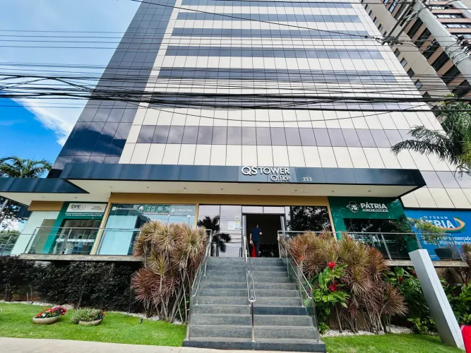 Sala comercial para alugar no Jardim Goiás, QS Tower Office, em Goiânia-GO (Sala 1007 e 10