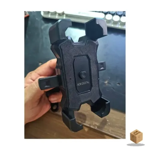 Suporte Celular Moto Bike Alumínio 360 Haste - Novo