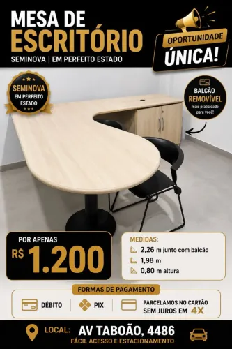 Mesa de escritório