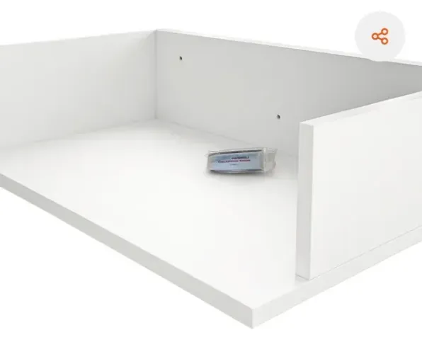 Suporte de Micro-ondas de Mdf Branco 50x15x40