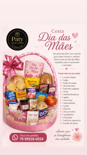 Cesta de café da manhã 