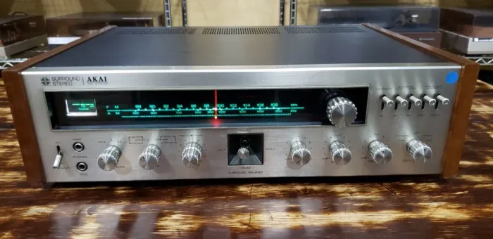 Receiver Akai - Modelo As-8100s - Marantz Pioneer Vintage Hi-fi Som Jbl Cabinada Blindada