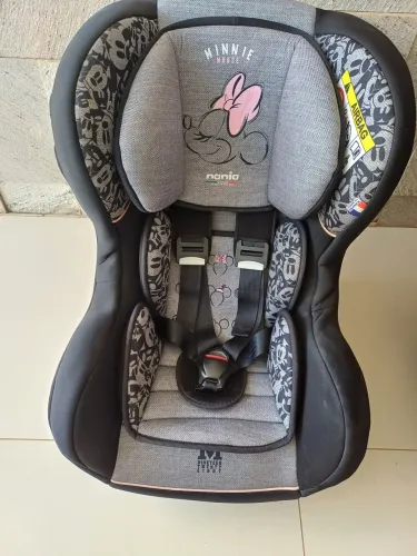 Cadeirinha de Carro Primo Minnie Mouse Cool 0 a 25kg Disney Preto e Rosa
