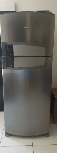 Vendo geladeira Inox Consul semi nova