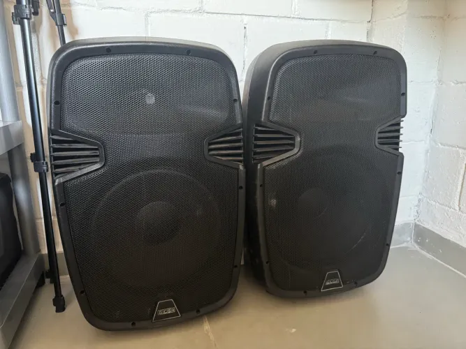 Par de caixas de som CSR 300w RMS