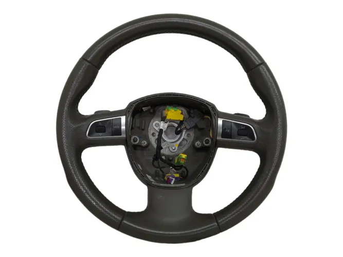 Volante Com Controle De Som Audi Q5 Tsi 2011 Beje