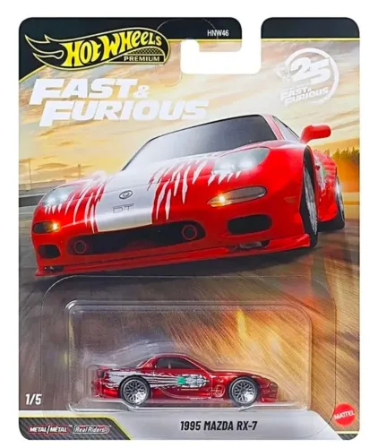 Hot wheels velozes e furiosos Mazda RX7