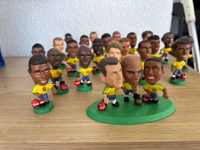 Coleção 24 Mini Craques Coca Cola 1998 Brasil