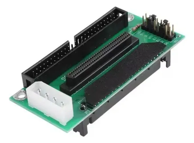Kit Com 4 Adaptador Scsi Sca80 Db-68 Hd-50