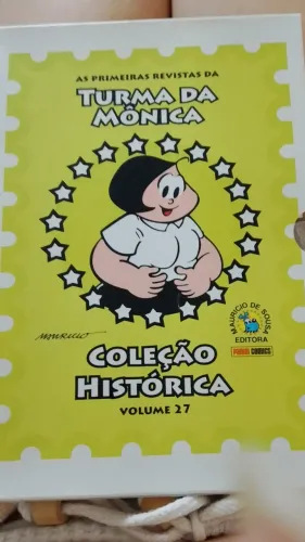 Coleção Histórica 27 + desenho autografado, Turma da Mônica 