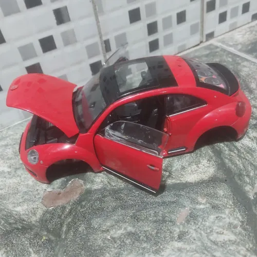 sucata miniatura beetle Volkswagen the escala 1/24 welly para restauro diorama makete