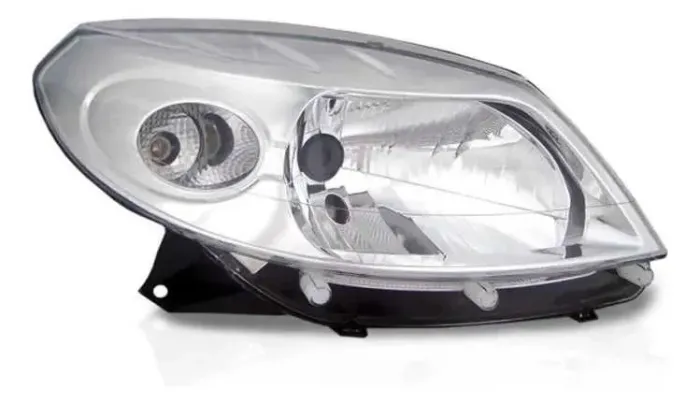 FAROL SANDERO 2008 A 2009 CROMADO L.D