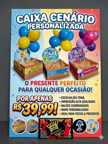 Caixa cenário 