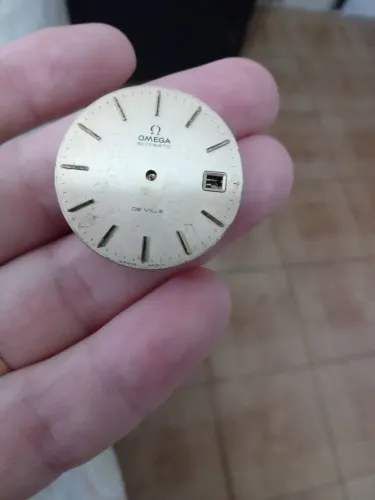Máquina e mostrador omega 1012 automático projeto e peças 