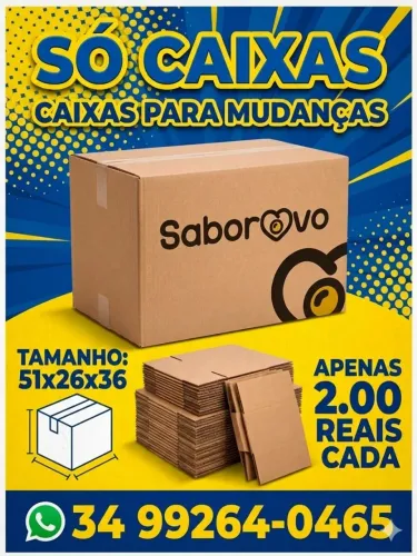 Caixas para sua mudança de papelão