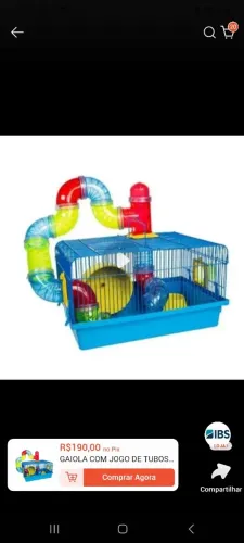 Gaiola de hamster