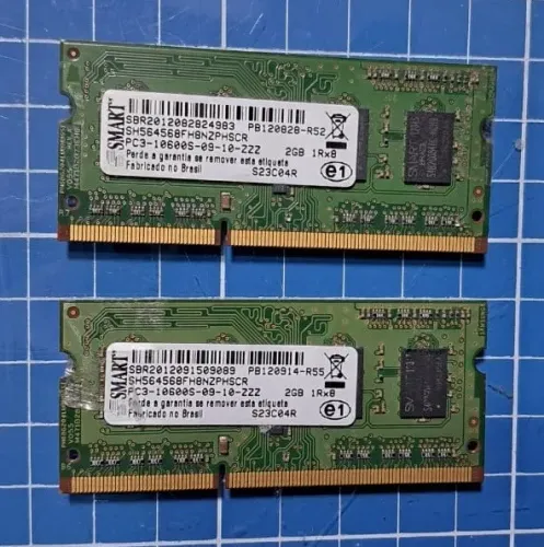PAR DE MEMÓRIA DDR3 2GB+2GB 1333MHZ