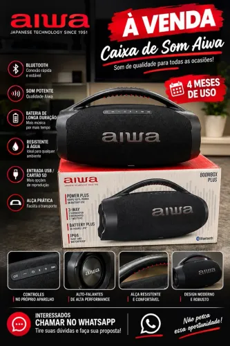 Vendo caixa de som aiwa