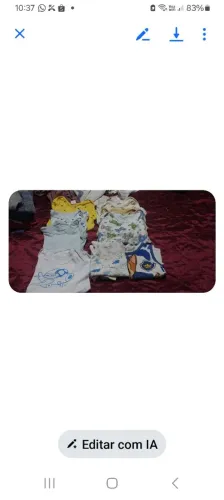 Vendendo roupas para criança