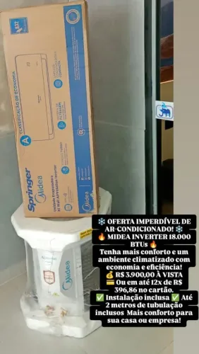 Ar condicionado Midea 18.000 btus