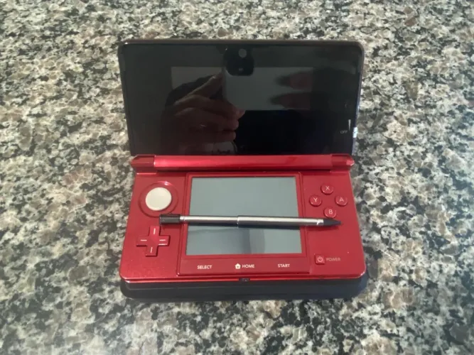 3ds old vermelho desbloqueado 32gb (valor negociável)