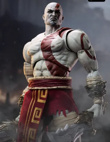 Kratos God Of War Sigma Studios 1/12 novo