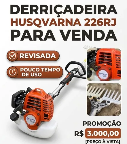 Panhadeira de café Derriçadeira Husqvarna 226rj
