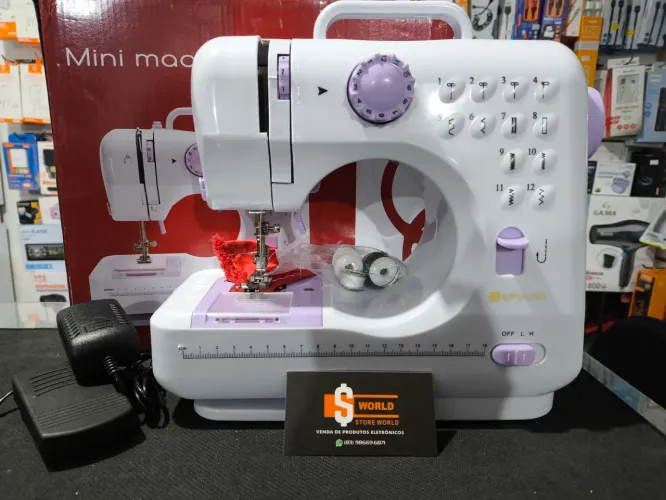 * Máquina de Costura 12 Pontos - Loja Store World