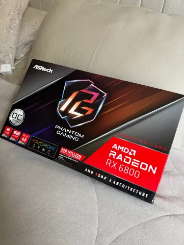 Placa de Vídeo Asrock Rx 6800 Phantom Gaming 16GB