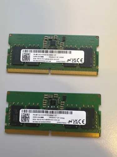 Memória RAM Notebook 8gb Ddr5 4800mhz Micron