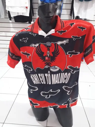 CAMISA FLAMENGO ' EU TO MALUCO.' NOVA NUNCA USADA