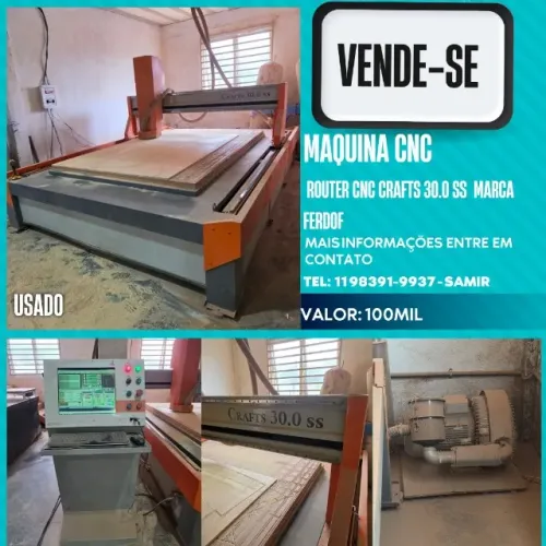 MAQUINA CNC CRAFTS 30.0 SS MARCA FERDOF 