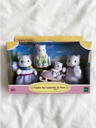 Sylvanian Families - Família dos Leopardos da Neve
