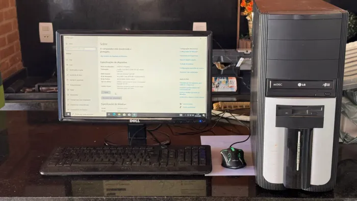 Computador I3 completo. Monitor 18.5pol