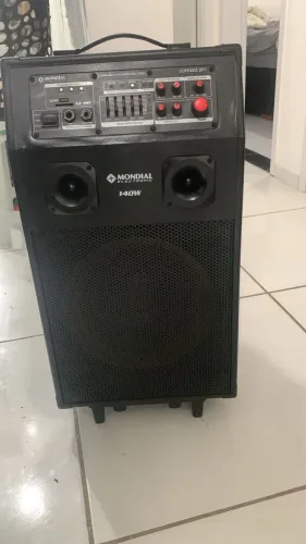 Caixa de som Mondial 140w potência 