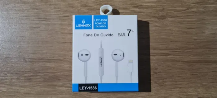 Fone De Ouvido EAR 7+ Lightning- iPhone/iPads - LEY-1536