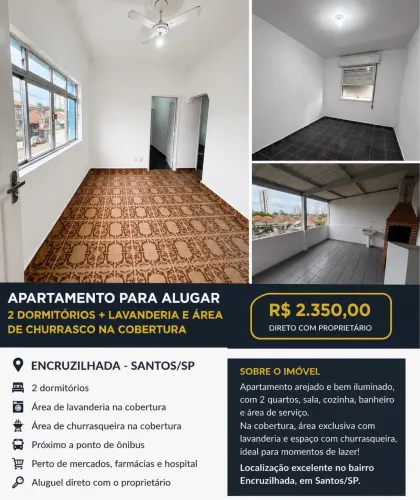 Apartamento 2 dorms para alugar