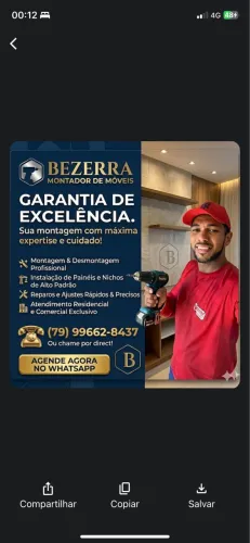 Montador De Móveis Bezerra Aracaju e Regiões