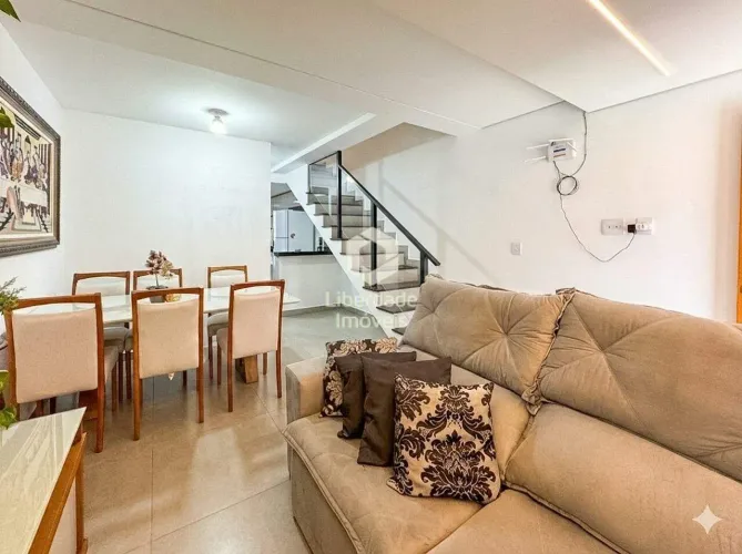 Casa geminada à venda no Caiçara, Belo Horizonte, com 3 quartos 1 vaga