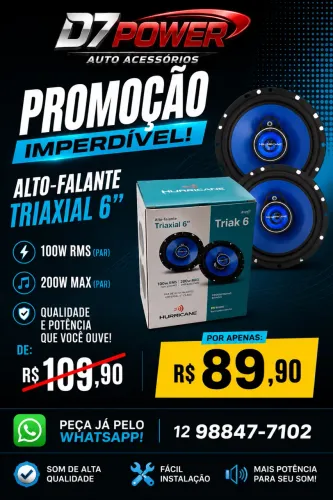 Alto falante 6 polegadas 