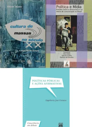 Comunicação, Mídia e Sociedade - Kit 3 Livros