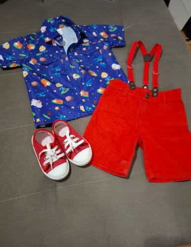Roupa temática com tênis O Pequeno Príncipe 