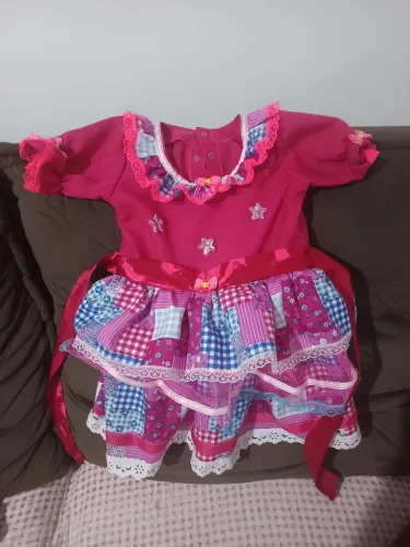 Vestido de quadrilha infantil