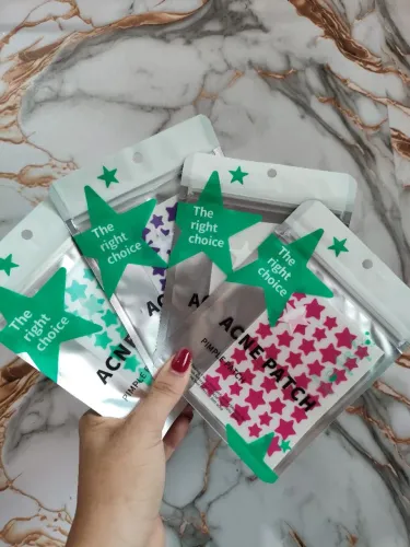 Adesivos para espinhas de estrela