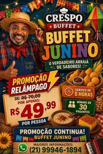 Buffet JUNINO - R$49,99
