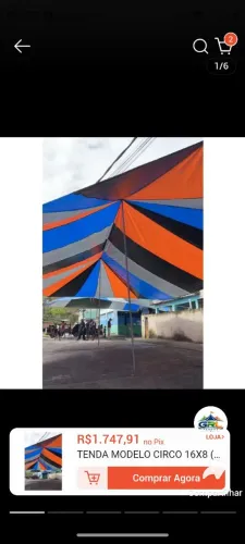 Tenda tipo circo