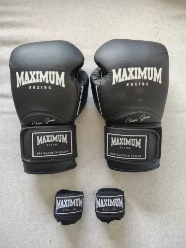 Luva Muay Thai e Bandagem Maximum