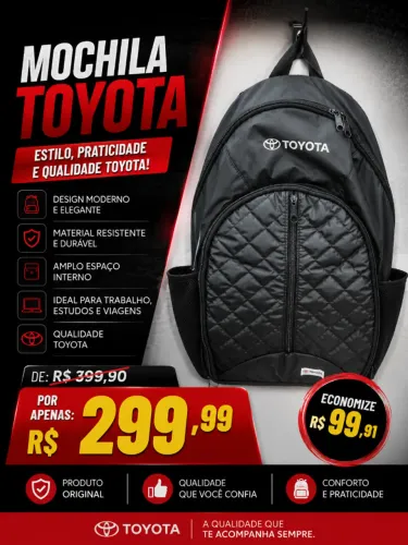 MOCHILA TOYOTA