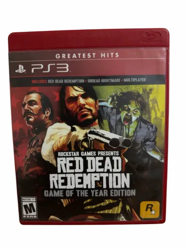 jogo red dead redemption goty ps3 cib
